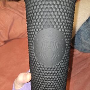 Starbucks Matte Black Geometric Tumbler